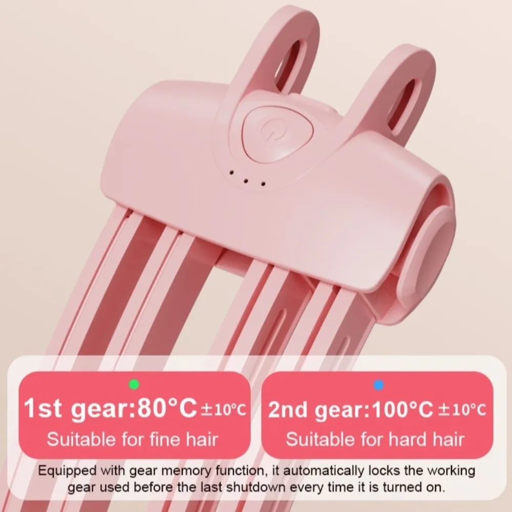 DIY Tools Electric Heating Hair Roots Fixed Shape Clip Heat Resistant Non-Slip Volume Bangs Clip Portable Durable