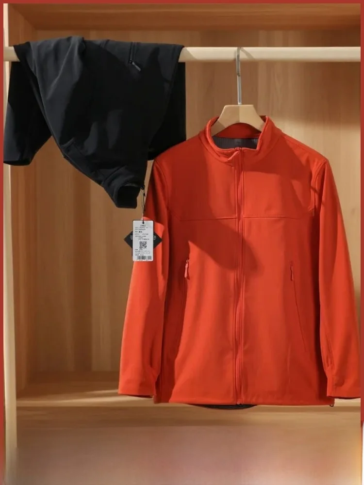 

Мужская уличная куртка с воротником-стойкой на подкладке, осень-зима Cosite, мягкая, квадратная, бархатная, ветрозащитная, водонепроницаемая