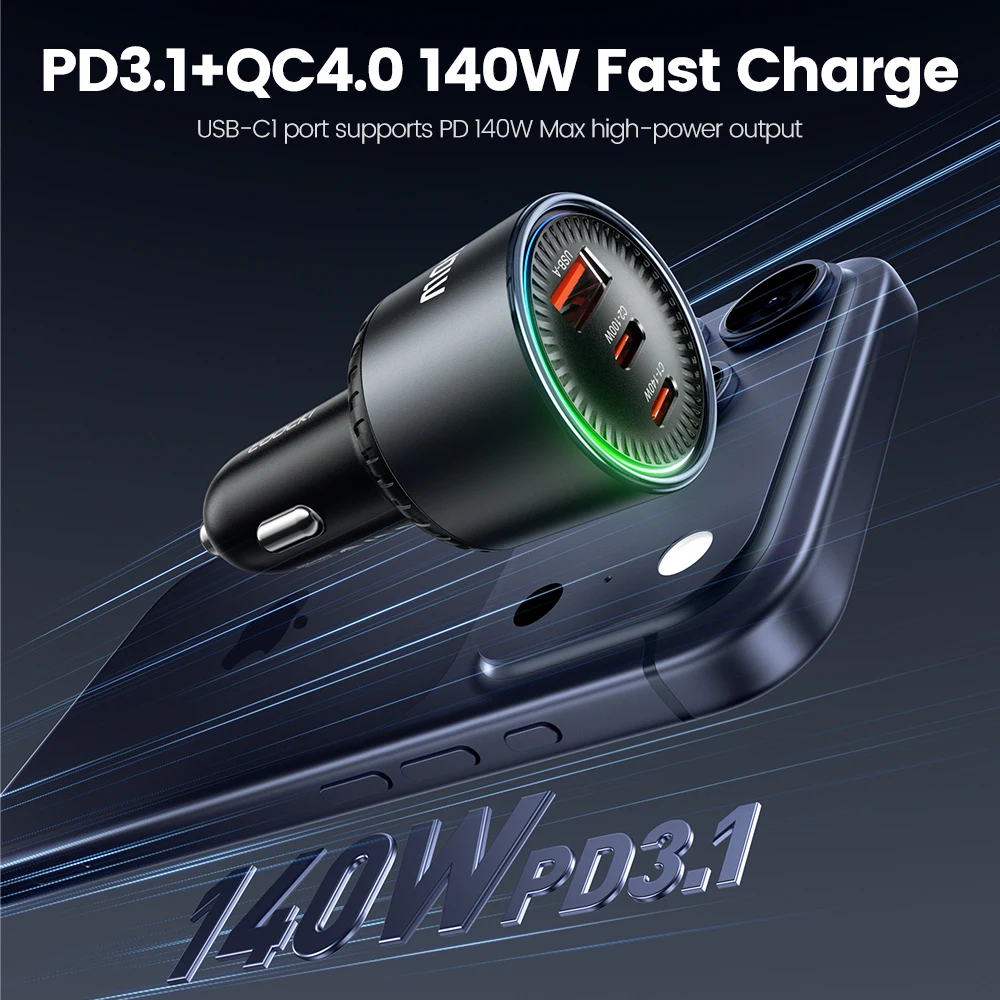 Cargador de Coche Toocki C51 2 - Usb C Hub reseña y precio