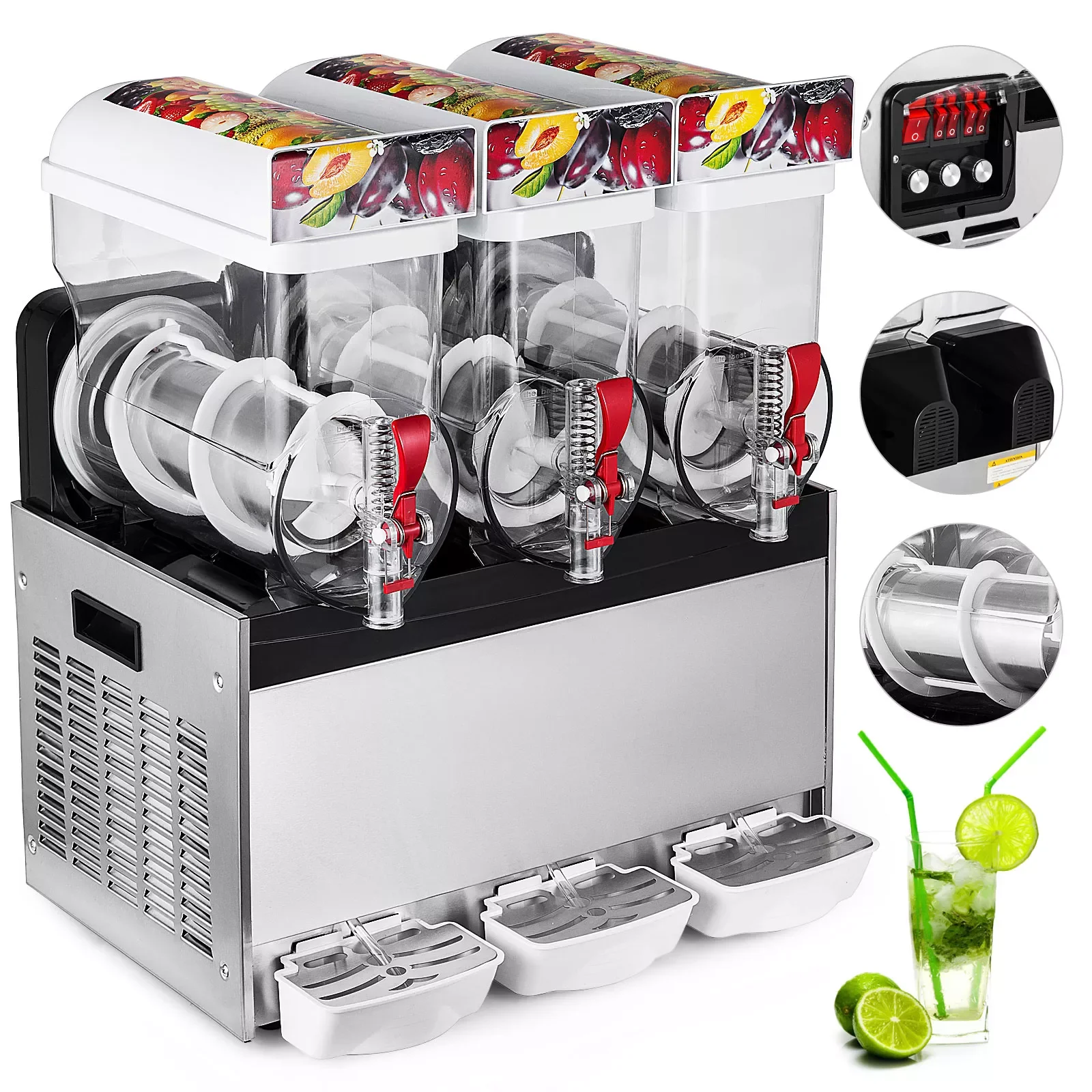 

DAIXI High Quality Cheap Italian Commercial Frozen Slushy Slush Puppie Ice Cream Making Machine