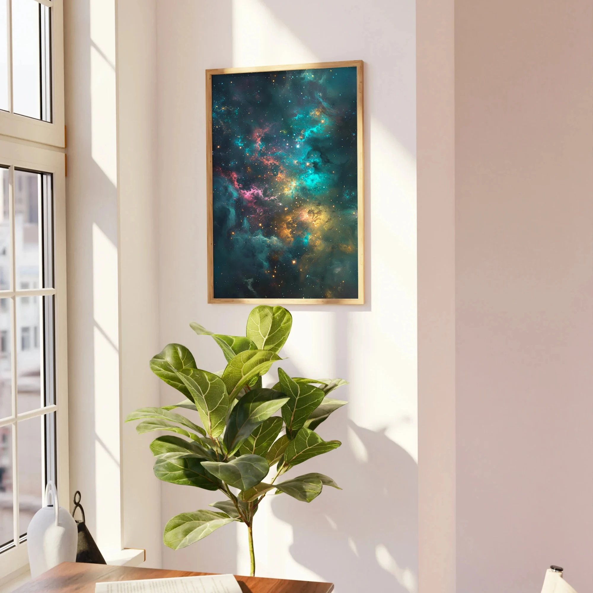 Obrazy z motywem gwieździstego nieba, obrazy na płótnie z gwieździstym niebem, urocze nocne sceny, przepiękne galaktyki, dekoracje ścienne, dekoracje do domu i pokoju.