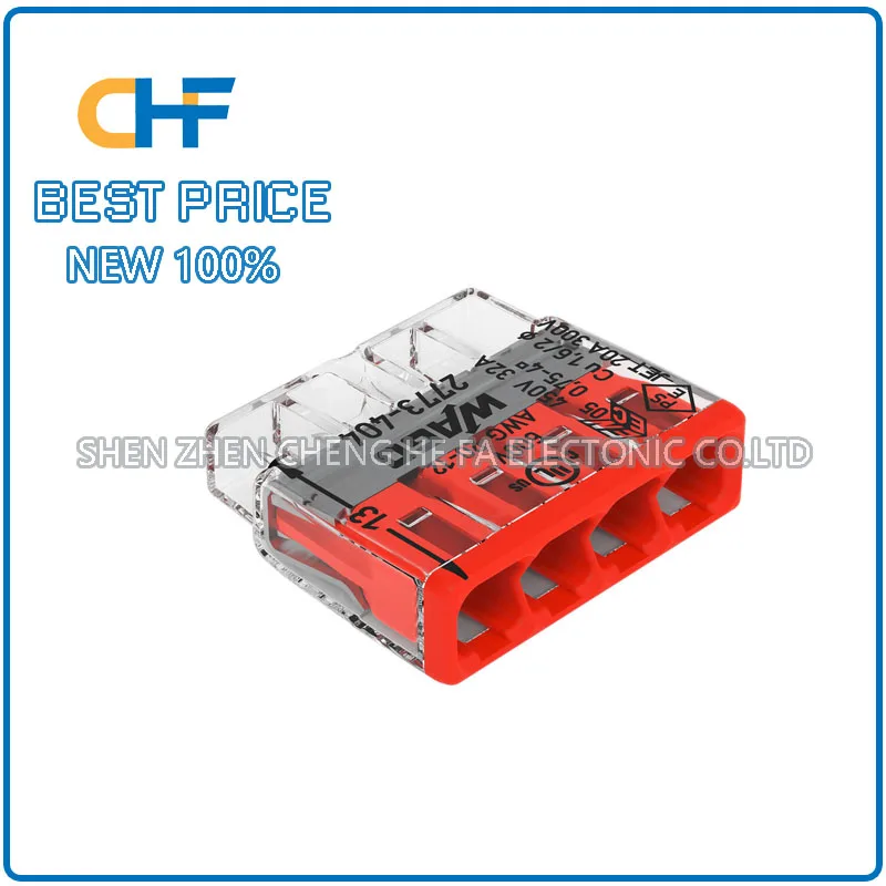 10PCS 2773-404 WAGO Wanke 0.5-4MM ² Quick Connect Terminal Brand New Original