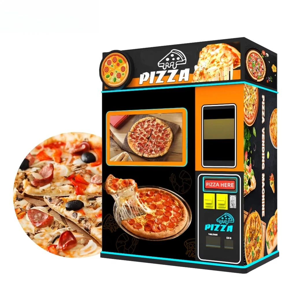 FOODLINE Hospital Public Area Pizza Vending Cabinet Stable Freezing Multi Payment Hot Pizza Dispenser