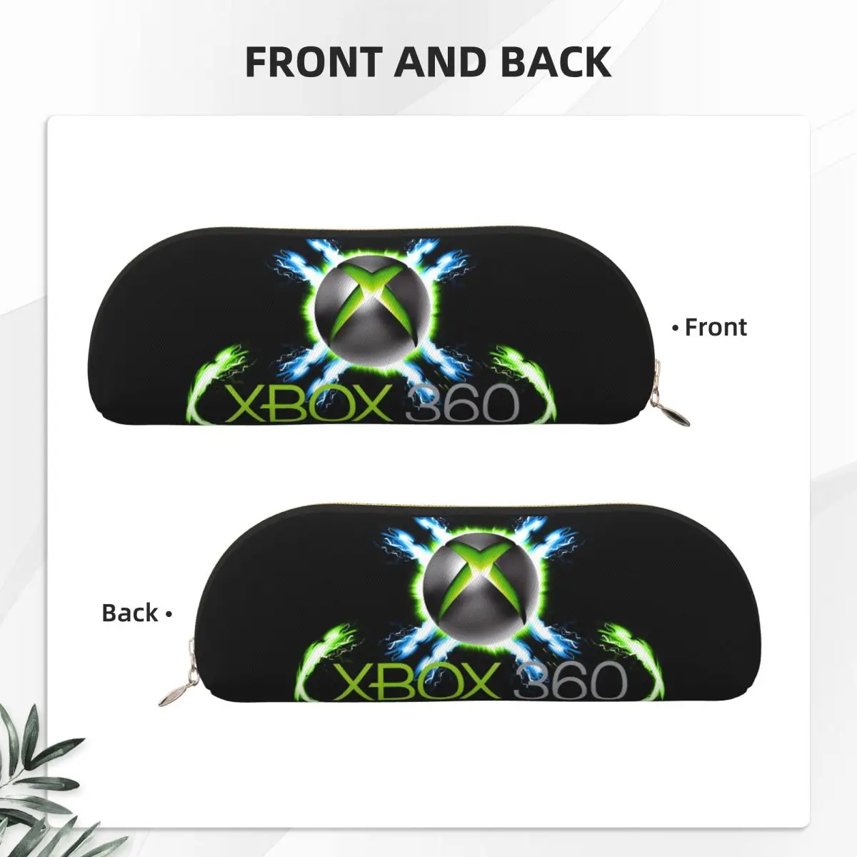Astucci per matite con logo Xbox verde Astuccio per matite Forniture di cancelleria Astuccio per penne di grande capacità Astuccio per regali per studenti