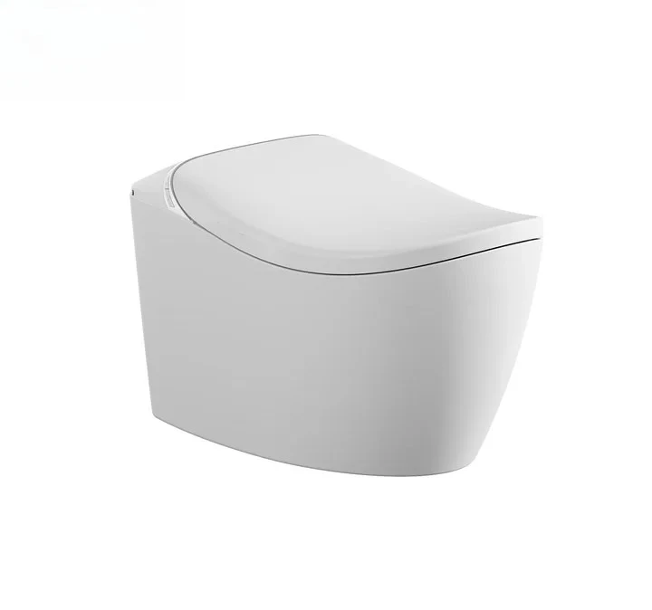 Auto Sensor Flush Bidet Toilet Intelligent One Piece Ceramic Smart Toilet Floor Mounted Fashionable Bathroom Accessory