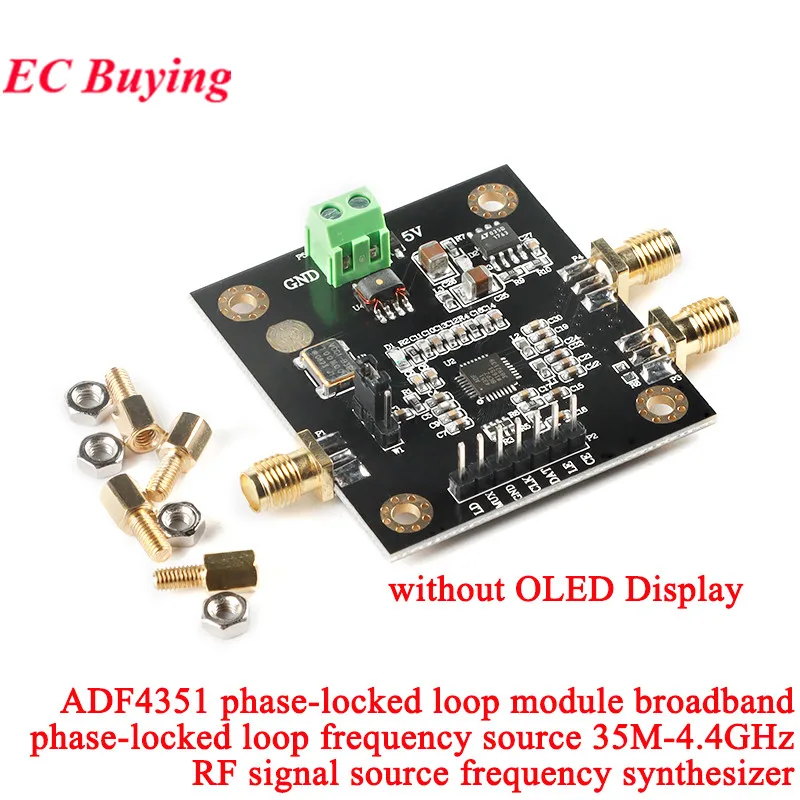 ADF4351 RF Professional 35M-4.4G Accurate Signal Generator Module OLED Display Development Board USB Port Frequency Synthesizer