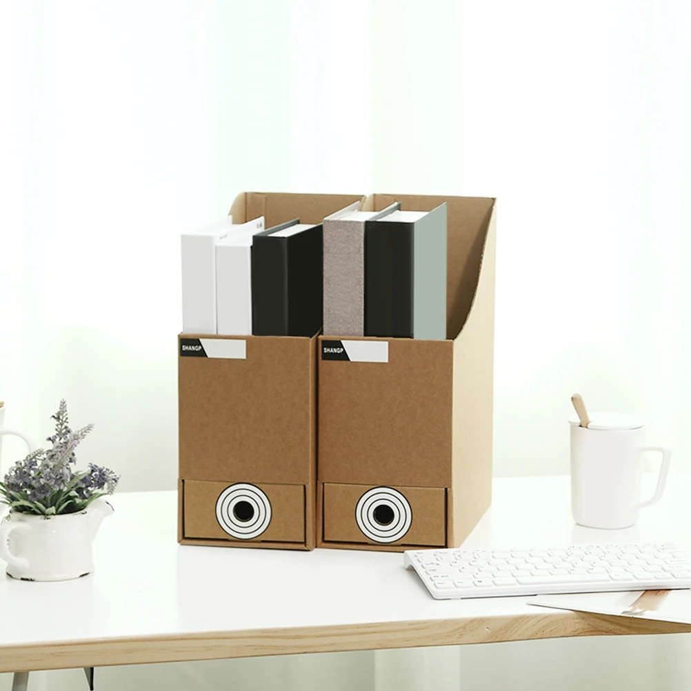 

2Pcs High-Quality Document Storage Rack Fashionable Paper File Holder
