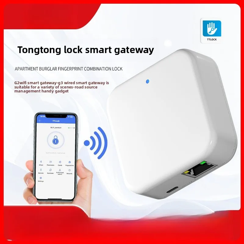 

G2G3 POE All-through Lock Gateway Smart Lock Remote Setting Housekeeper APP Technology Man Ttlock