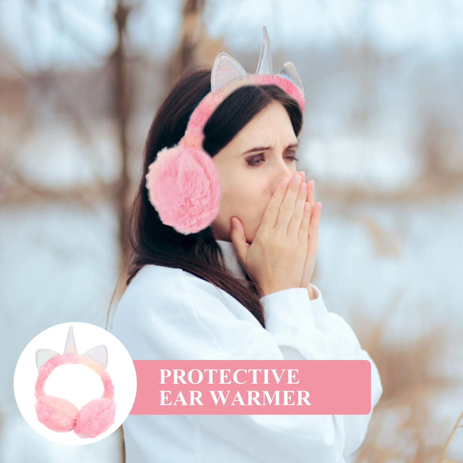 耳保護ウォーマーマフ子供用マフ女性用カバー冬用ソフト保護冬用イヤーウォーマー冬用耳保護カバー