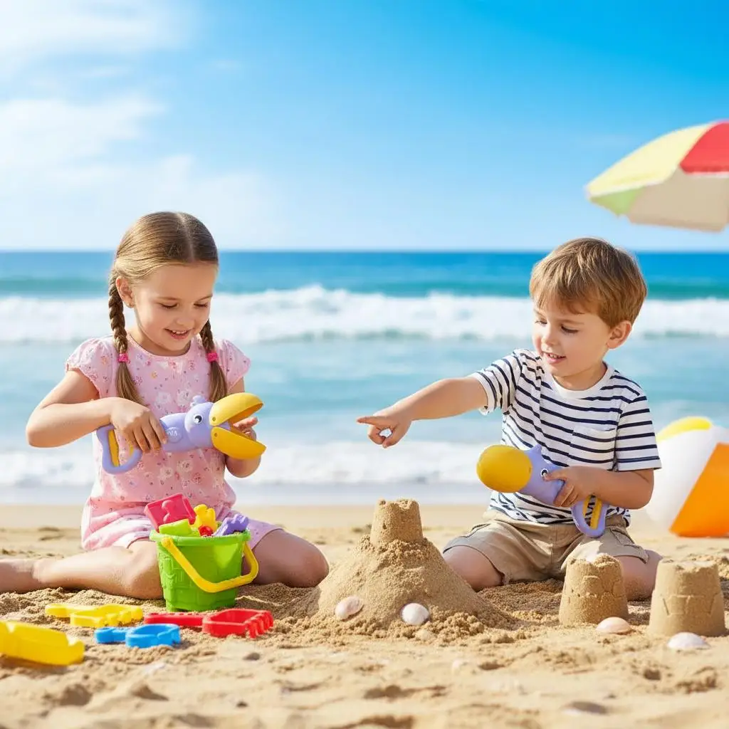 الحيوان الرمال المنتزع حمام الطفل ألعاب الشاطئ الرمال اللعب جراد البحر مخلب الشاطئ ملحق الثلوج في الهواء الطلق حمام سباحة الشاطئ البلاستيك الرمال كليب #1