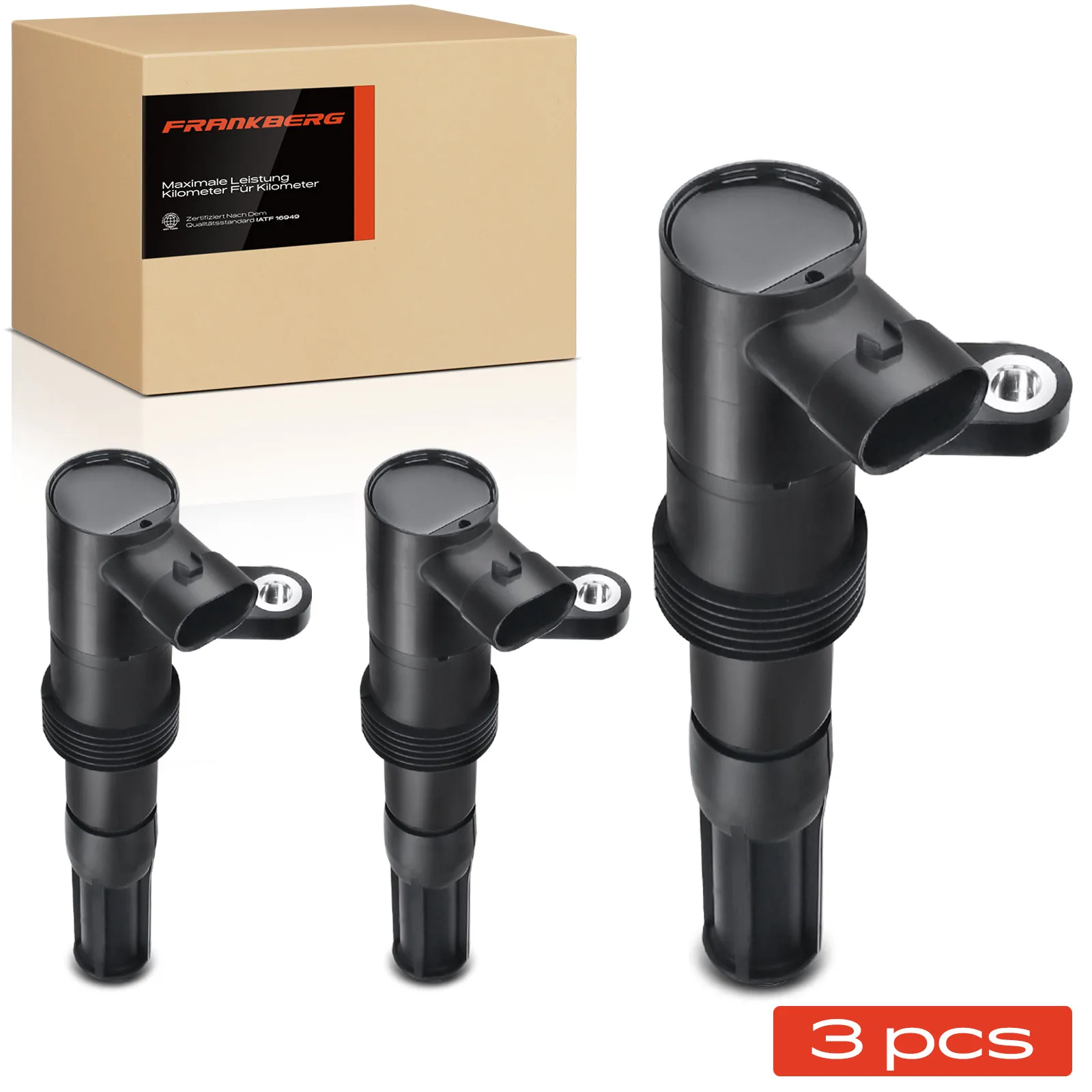 Frankberg 3x Zündmodul Zündspule für Fiat Stilo 192 2.4L 2001-2007 46776830 46777287
