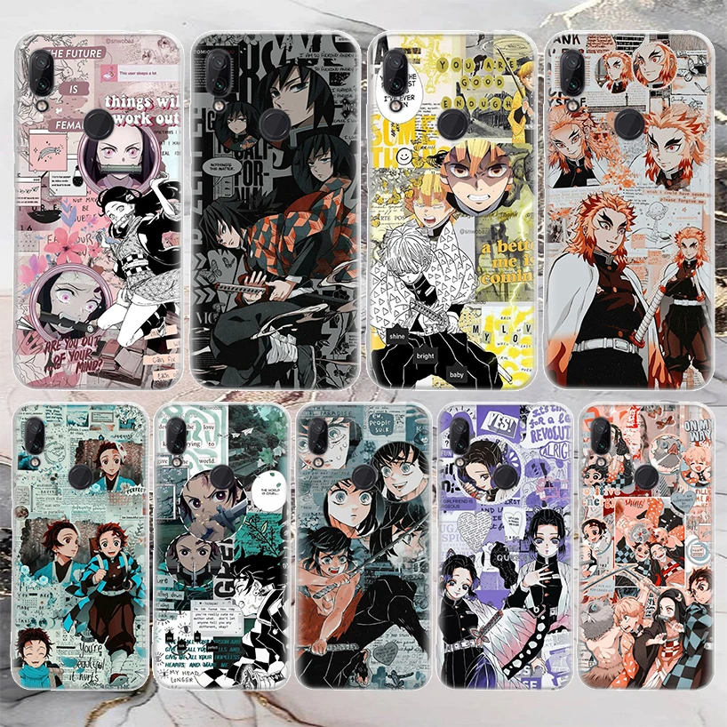 Demon Slayer Anime Kimetsu No Yaiba Soft Phone Case For Xiaomi Mi 12T 11T 10T 9T 11 10 Lite 12 Pro 12X 11i 9 8 13 5X 6X Ultra Pa