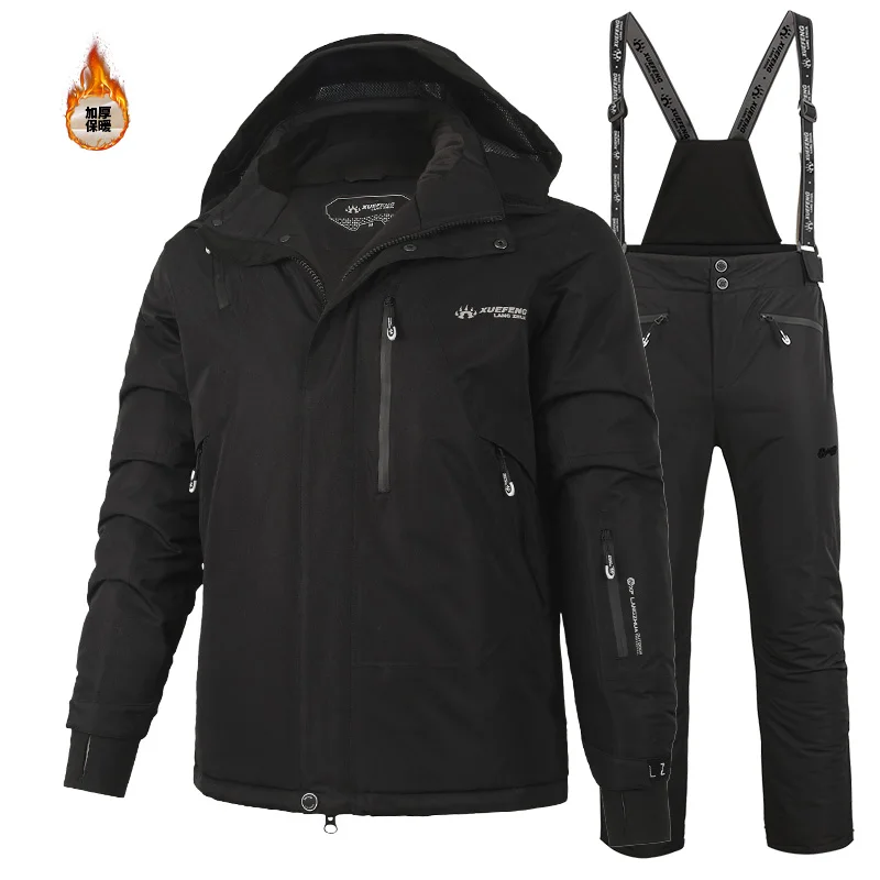 -30, Women's and Men's Snow Suit Sets, Snowboarding Clothing, Skiing Costumes, 10k Waterproof, Winter Ice Wear Jackets and Pants