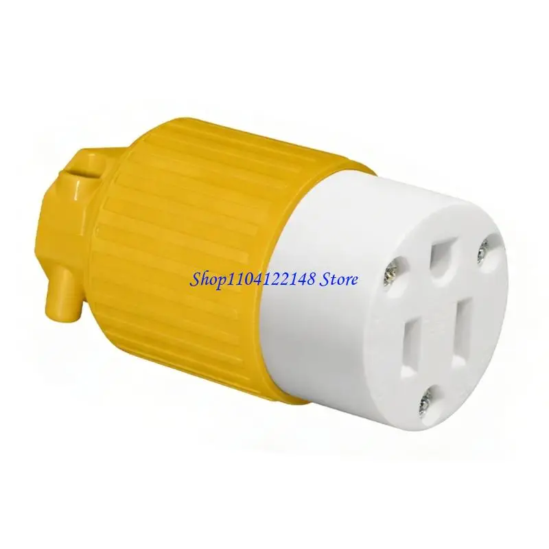 P9FA Grounding Female Plug 125V 15A Straight Blade Industrial Graded Cord Outlet