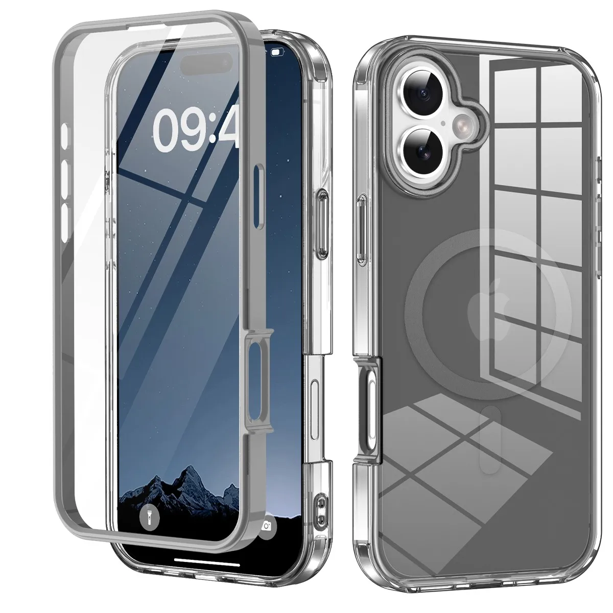 Für iPhone 17 Handyhülle, kompatibel mit MagSafe, integrierter berührungsempfindlicher, kratzfester Displayschutz für iPhone 17 2025 – Detail 1