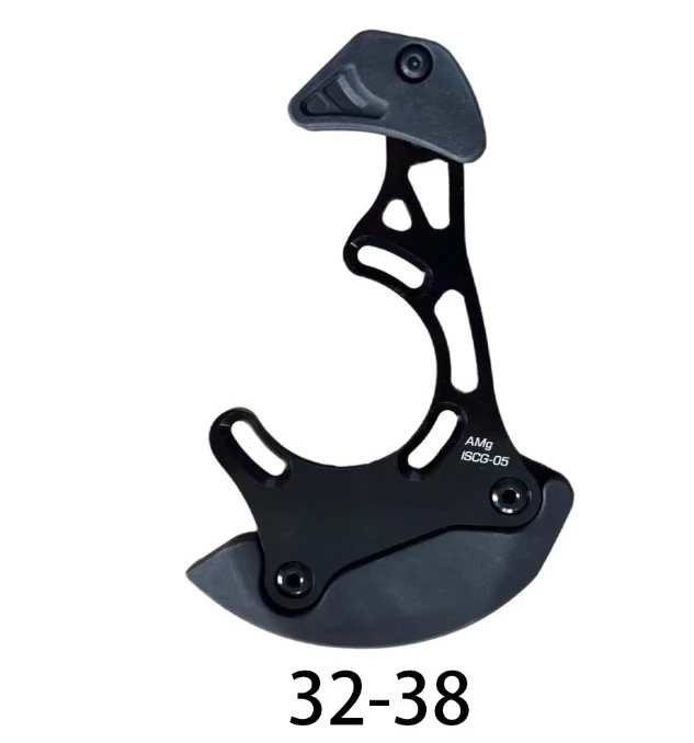Mountain bike chain guide carbon fiber aluminum alloy back plate