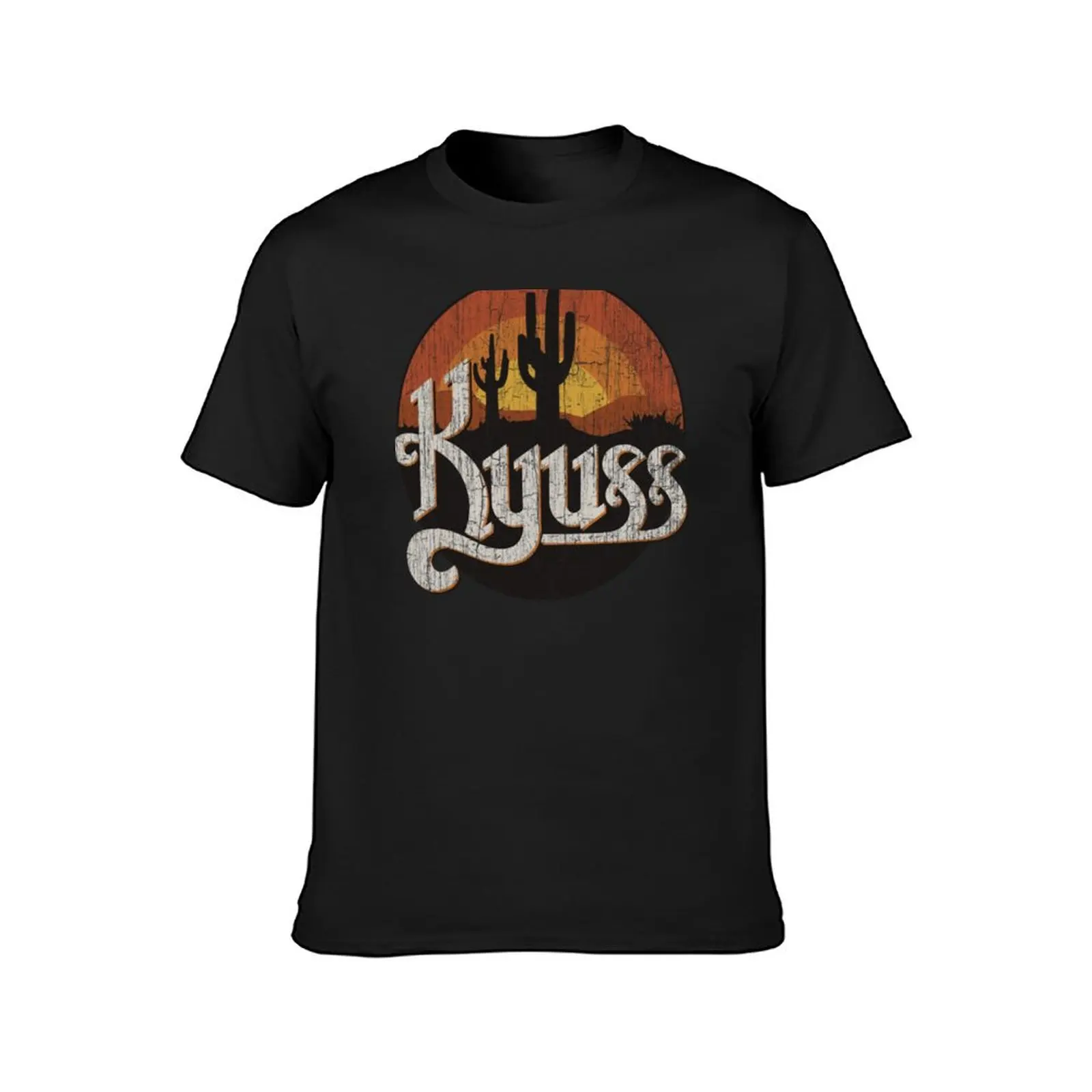 Kyuss Sunset 1987 T-Shirt boys whites oversizeds Men's t shirts