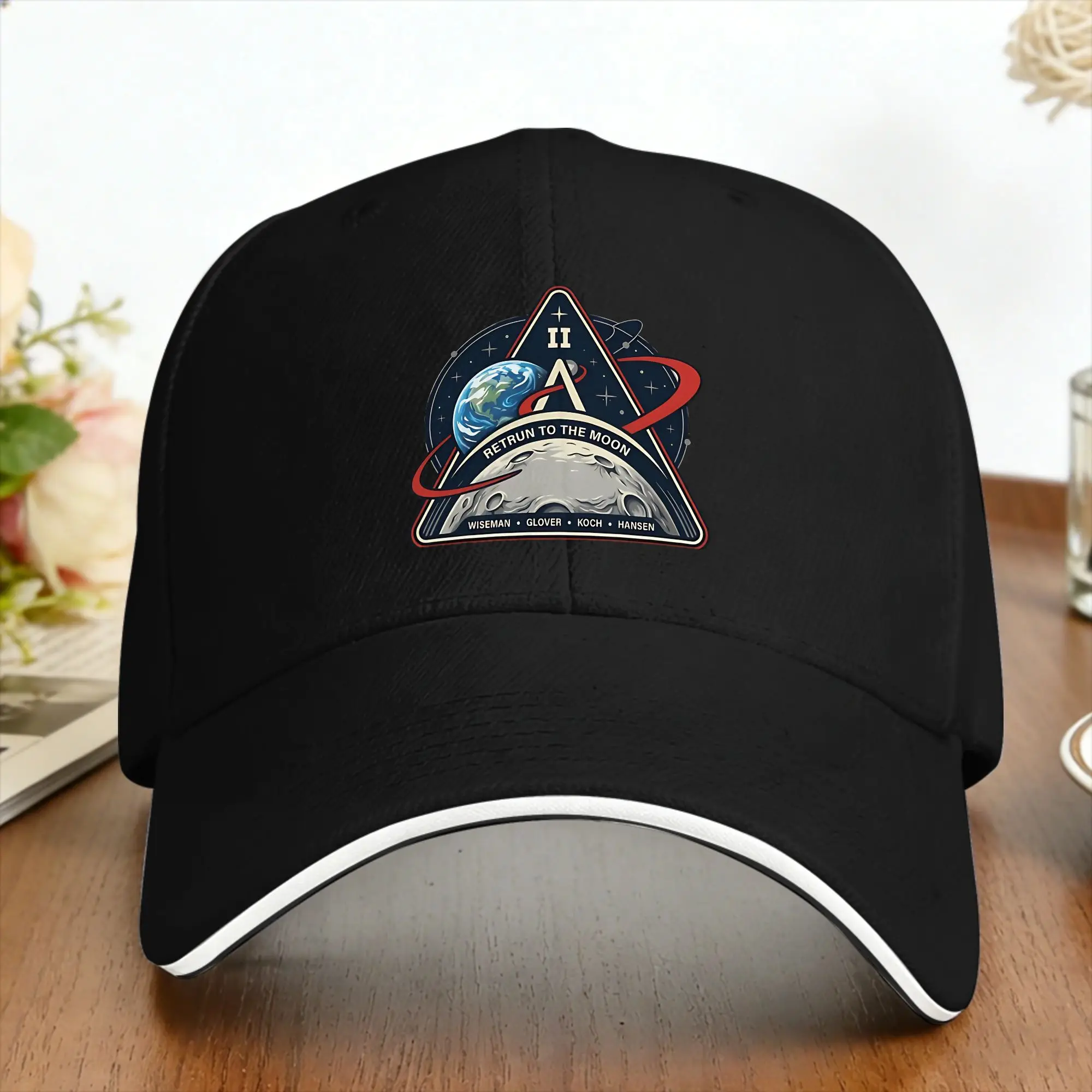 Artemis Ii 2026 Rocket Launch Return To The Moon Baseball Cap Women Print Trucker Hat Spring Casual Hunting Camping Snapback Cap