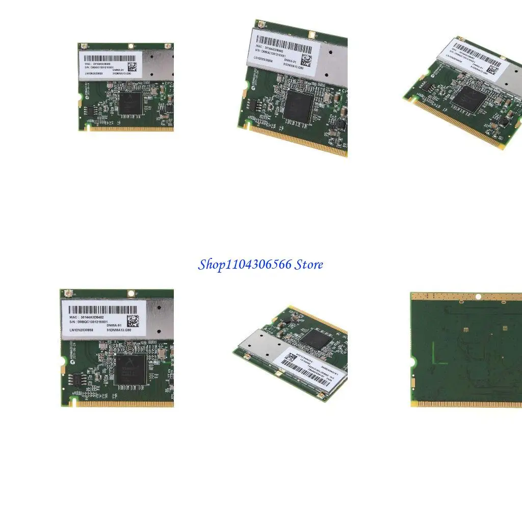 02DD Tarjeta WiFi inalámbrica ATHEROS AR9223 Mini Notebook PCI Tarjeta red WLAN para para 300m