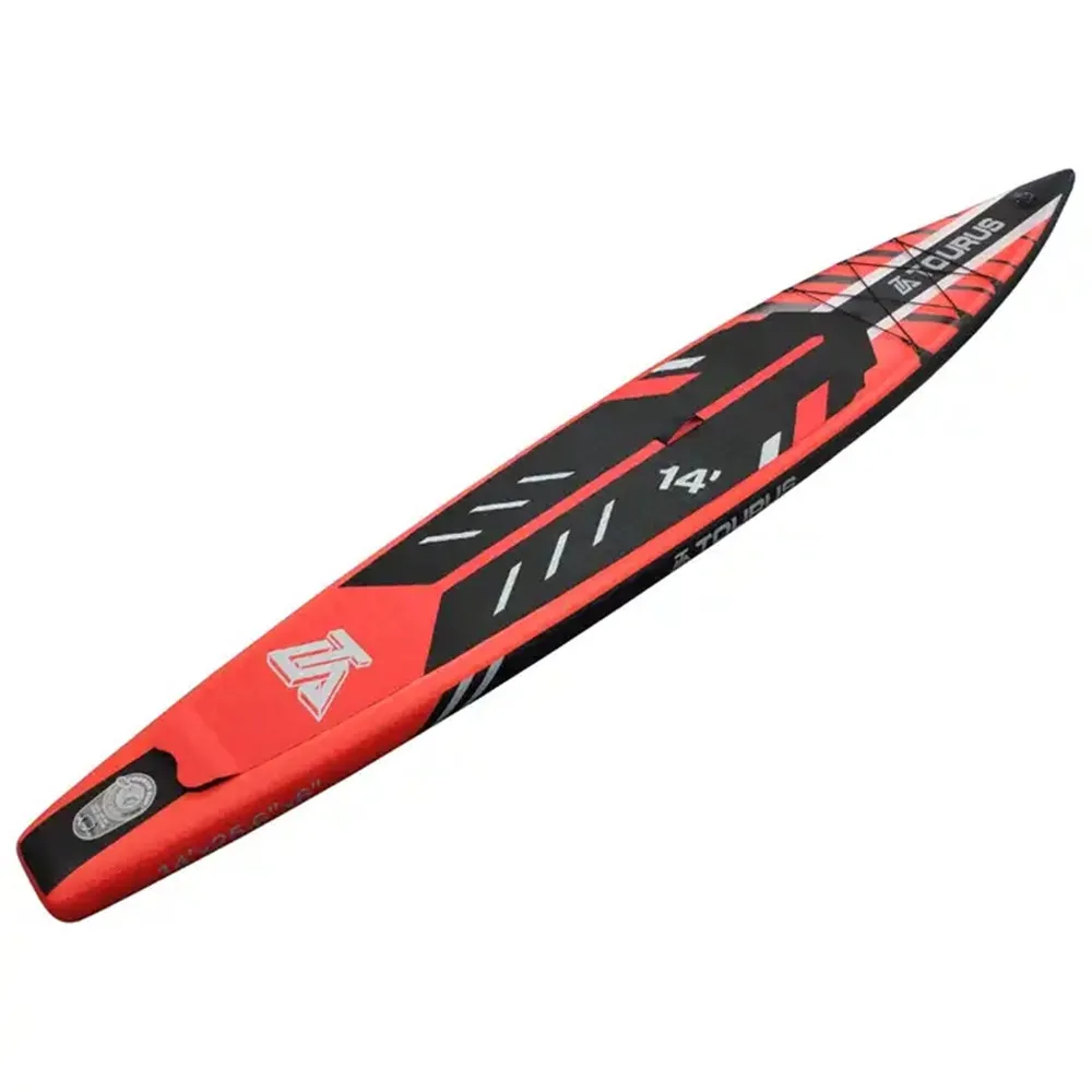 TOURUS new double layer race paddle sup board super quality inflatable stand up paddle board 14feet 25.5inch us fast shipping