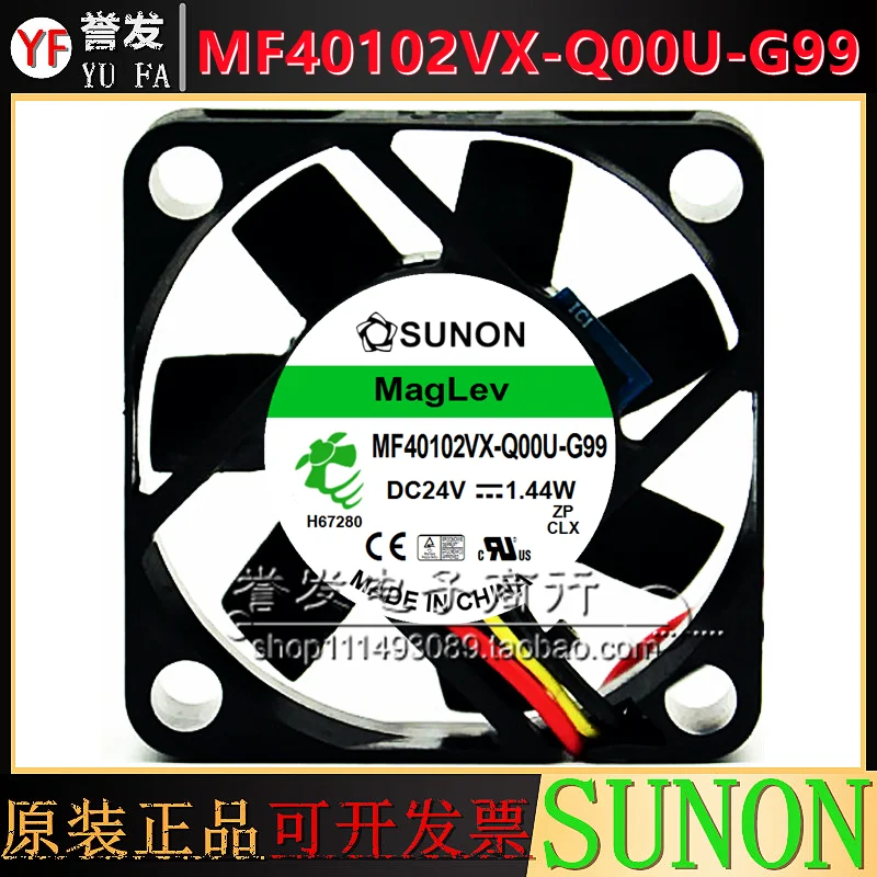 

НОВЫЙ ОРИГИНАЛЬНЫЙ MF40102VX-Q00U-G99 DC24V 1,44 Вт 4010 40x40x10 мм Охлаждающий вентилятор Радиатор