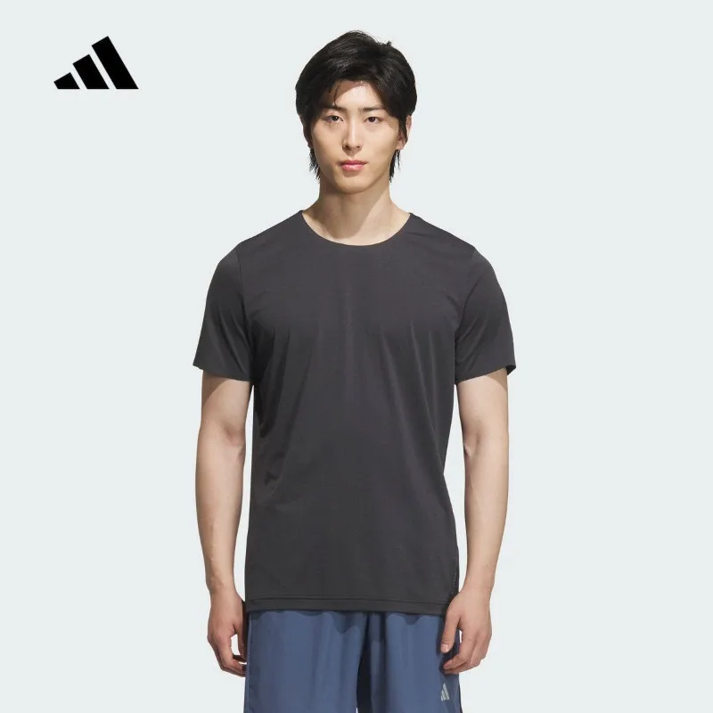 

oversizedAdidas Quick-Dry Running Fitness Men's Slim Fit Short Sleeve T-Shirt JY7010