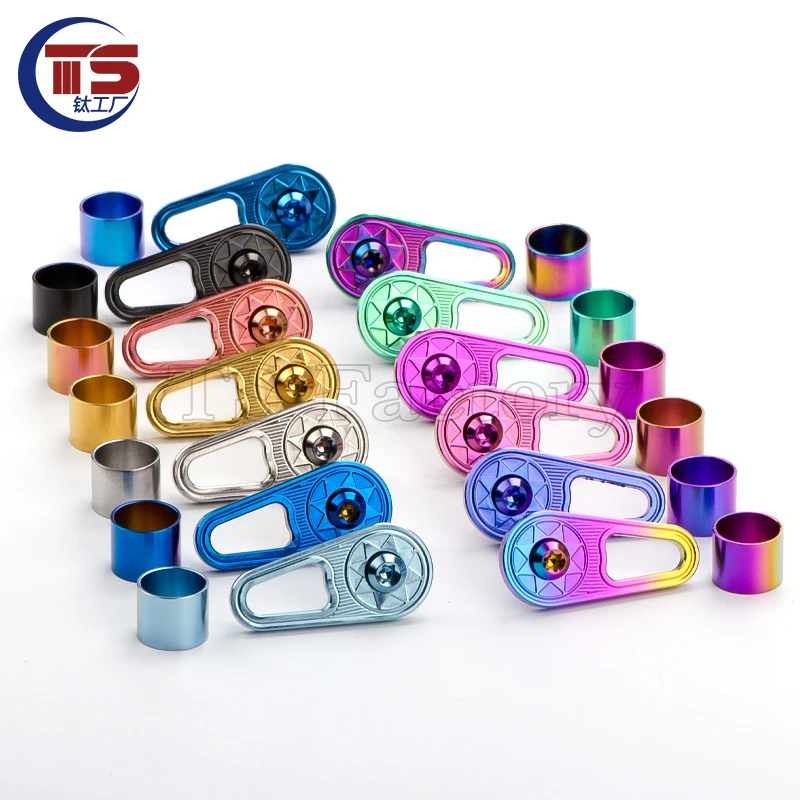 TS 1pc and 5pcs Titanium Alloy Hooks for Motorcycle and Scooter Helmet Luggage, Front Mounted Motorcycle Hooks