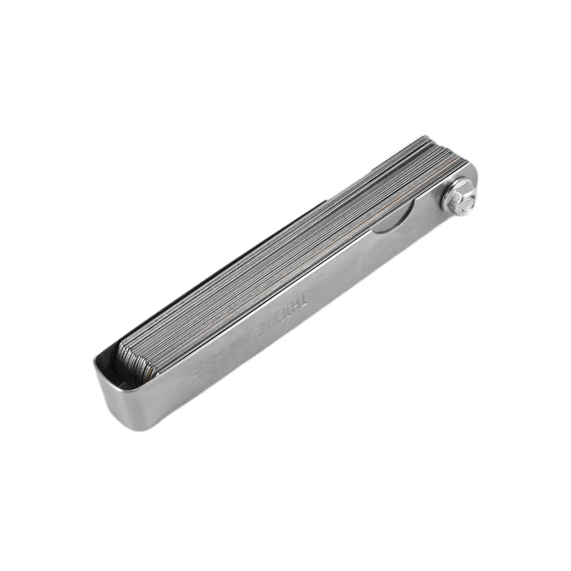 A44U 128 مجموعة قياس المسافة صمام قياس المحسس التدريس مقياس 0.04-0.88 مللي متر أبعاد الفجوة