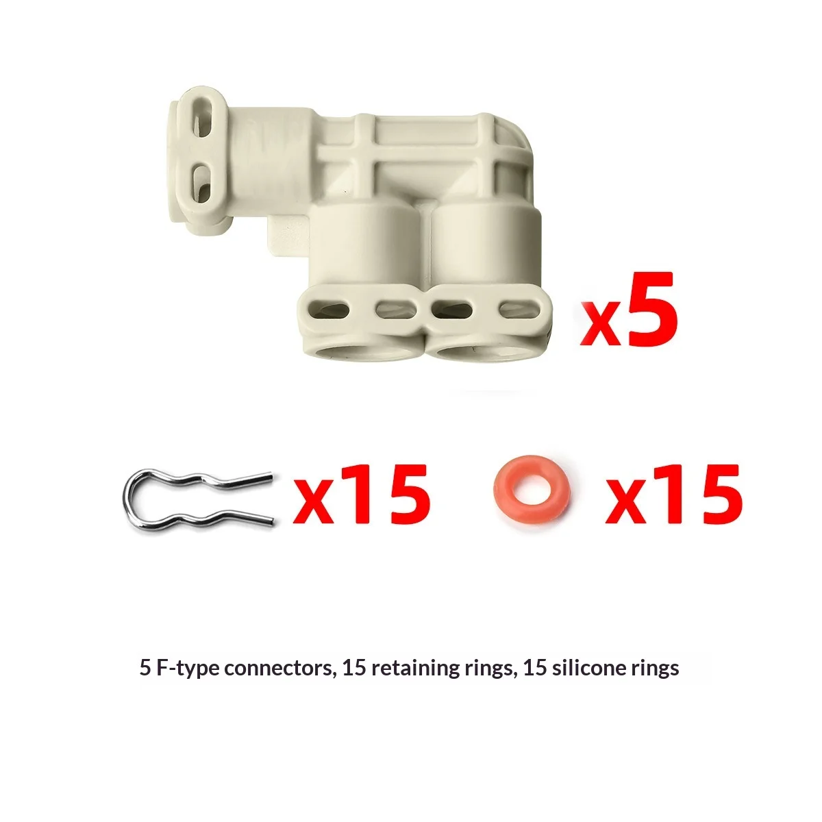 ~1Set F-shaped Steam Connection Join Compatible With Fully Automatic Coffee Machine Water Line Fluid Connector