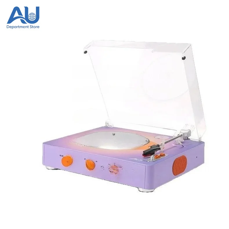 Retro vinyl record player bluetooth speaker multi-functional all-in-one