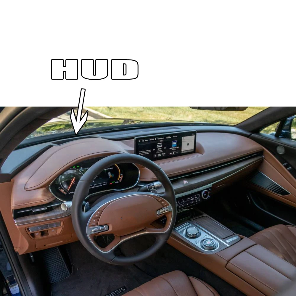 Car Suede Dashmat Automobile Dashboard Cover Dash Mat Anti-UV Accessories  for Genesis G80 RG3 2021 2022 2023