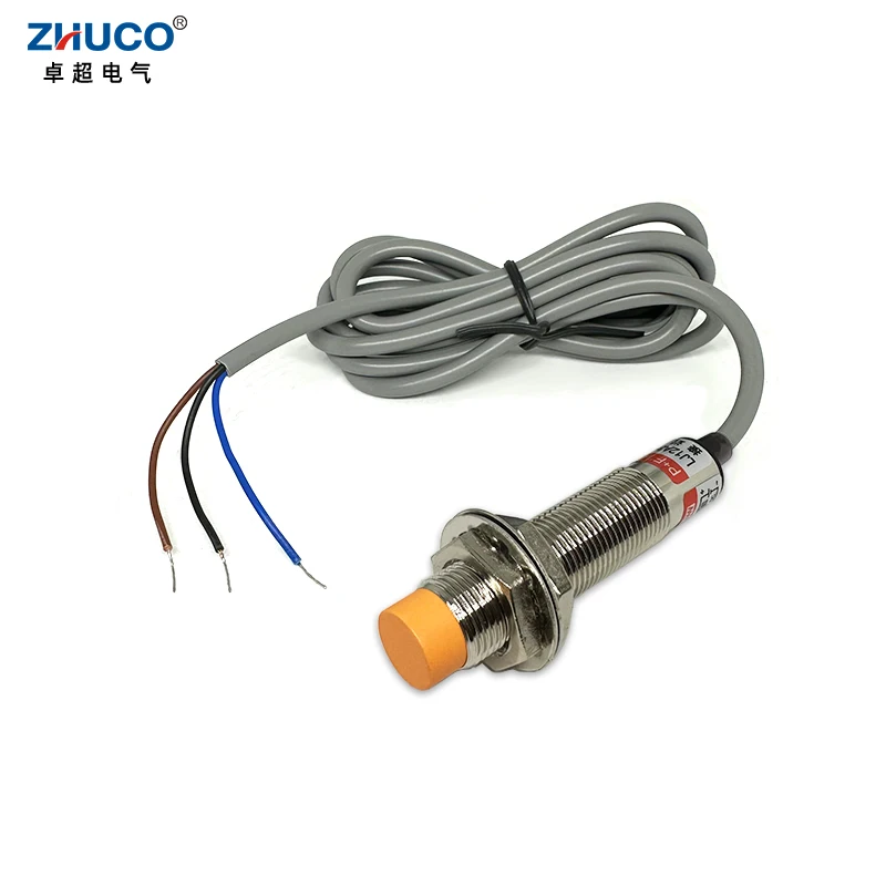 1PC LJ12A3-4-Z/BX NPN NO 6-36V DC 4MM Detection Distance 12MM Mounting Hole Sensor Inductive Proximity Switch With 1.2Meter Wire