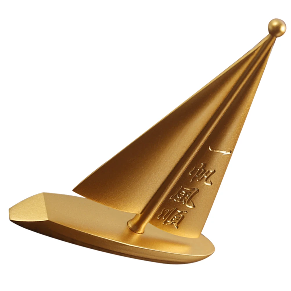 

Brass Sailboat Decorations Chinese Style Home Office Accessories Boat Decor Living Room Decorations For Home Prosperity Fortune