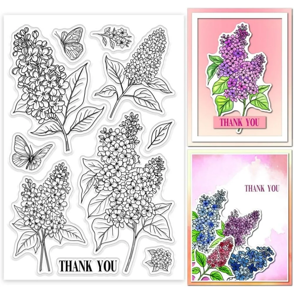 Lilac Flower Clear …