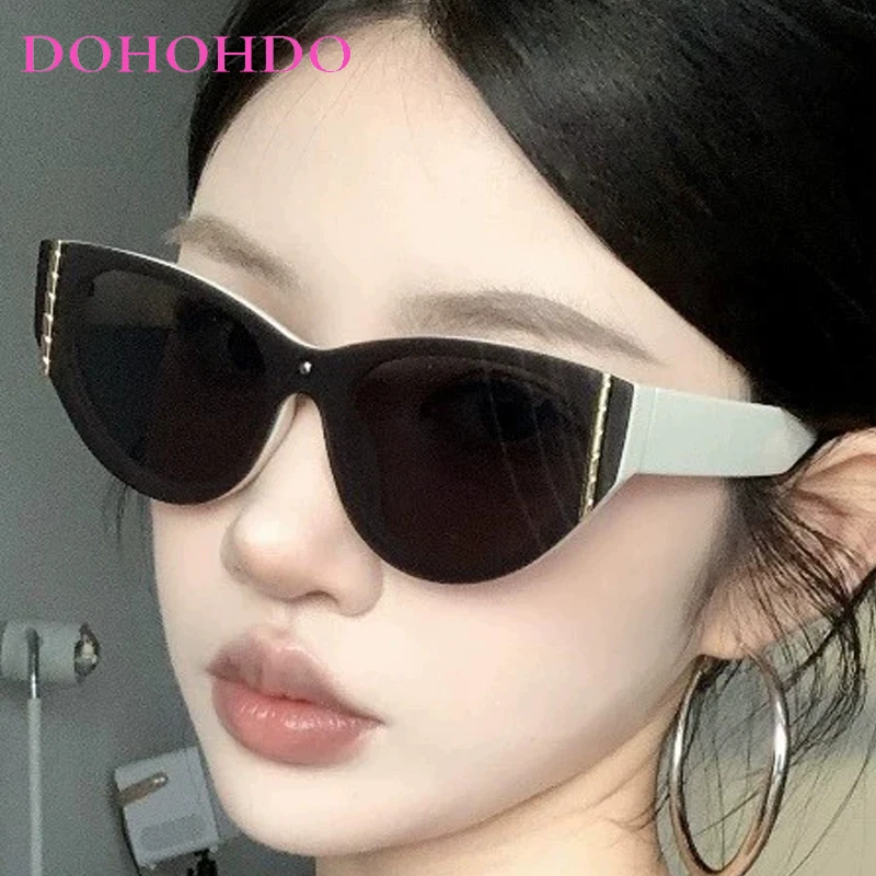

Fashion Designer Sunglasses Women Men Vintage Cat Eye Sun Glasses Female Travel Driving Shades Eyewear Male UV400 Gafas De Sol