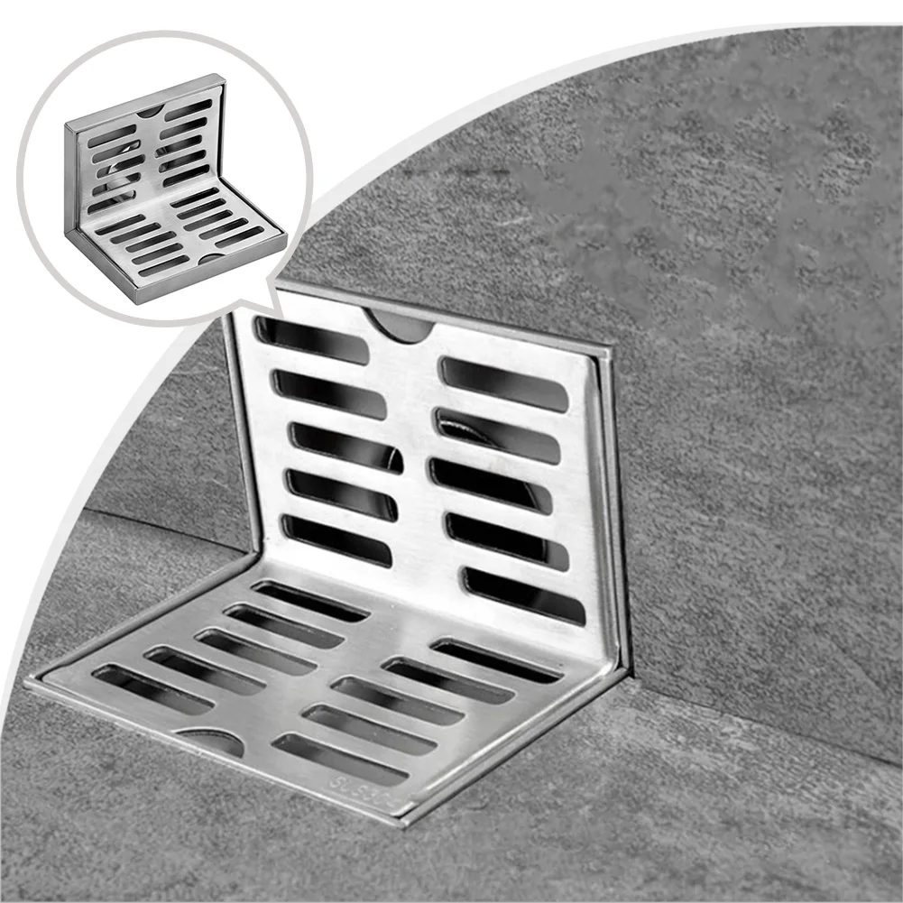 Indoor Use Outdoor Installation L-Shaped Drain Side Drain Compact Installation Dual-Purpose Design Moisture-Prone Areas