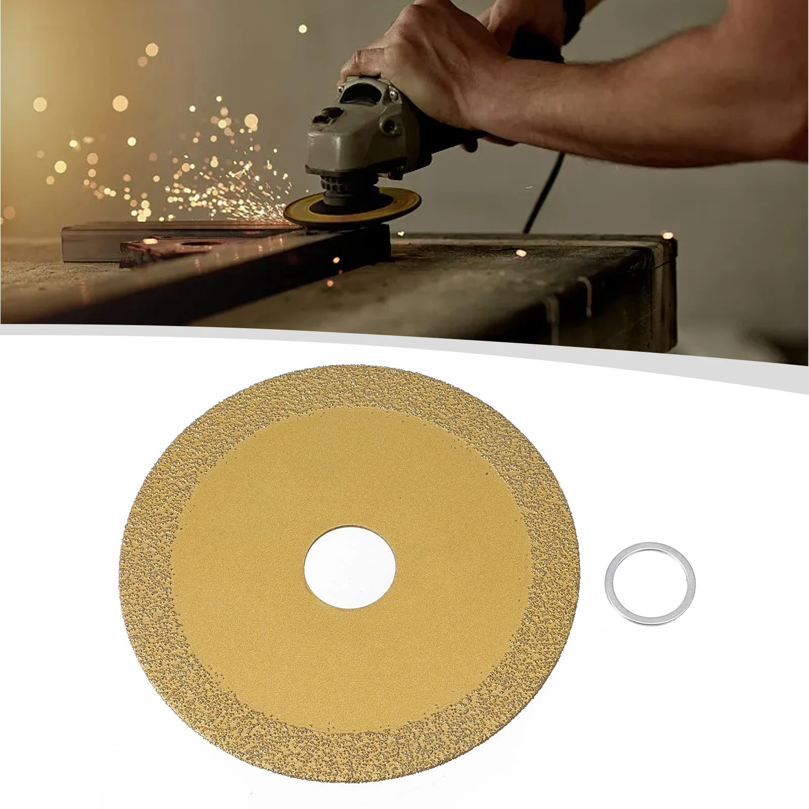 Industrial Grade Brazed Diamond Cutting Disc for Heavy Duty Cutting of For Steel Metal Stone Iron Rebar Aluminum