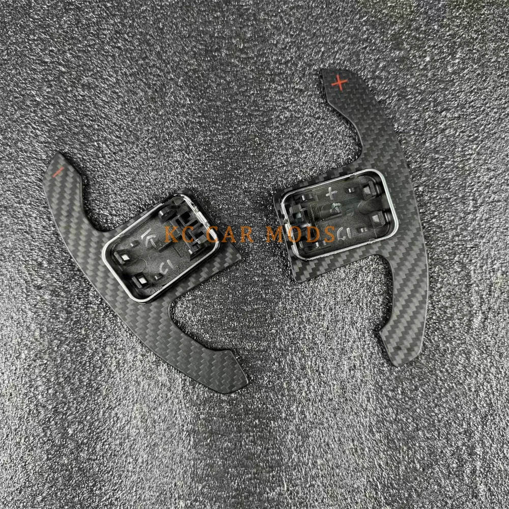 Customized steering wheel black carbon fiber shift paddles for 2024 B-MW X3 M440i car accessories plug and play
