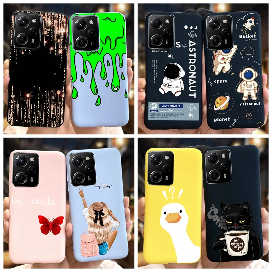 For Xiaomi Poco X5 Pro 5G Case Shockproof Silicone Fashion Pattern Soft Slim Back Cover For Xiaomi Poco X5 X 5 PocoX5 X5Pro Capa