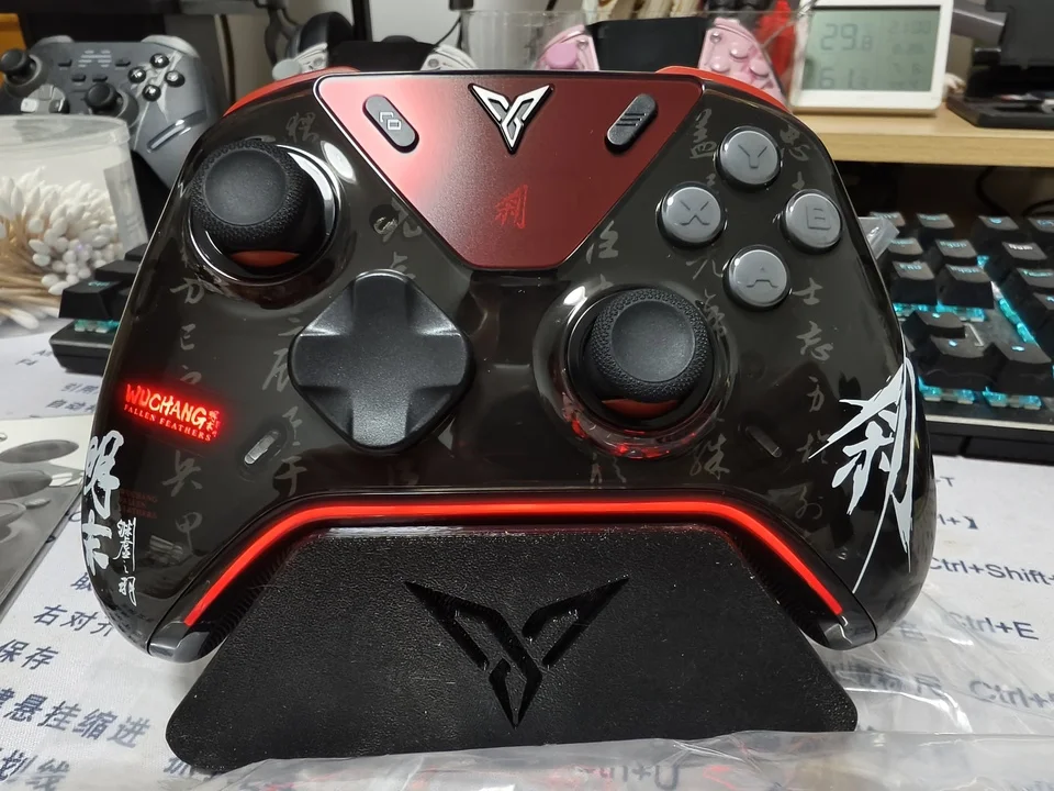 Salesl Flydigi Apex 5 WUCHANG Fallen Feathers Limited 3-modus gamecontroller RGB-lichtstrip Kleur interactief display PC NS