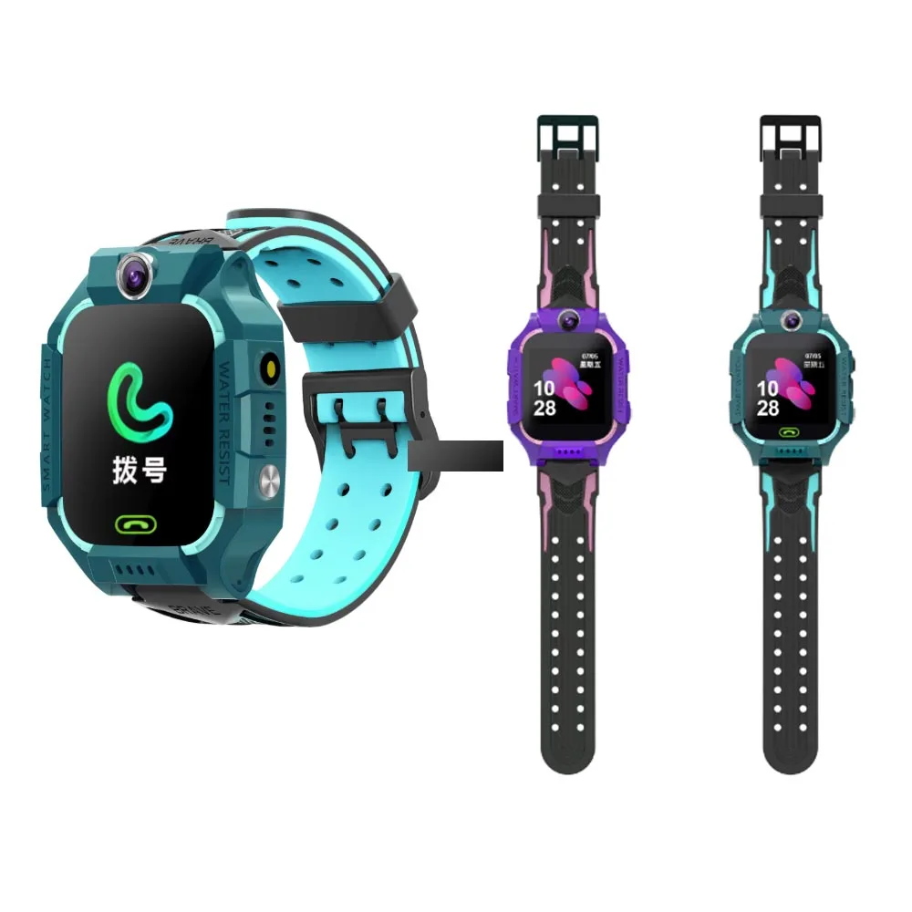 Q19 Kids Smart Watch GPS Location Tracker Sim Card Waterproof Call Camera Mobile Smartwatch For iPhone Android For Gift