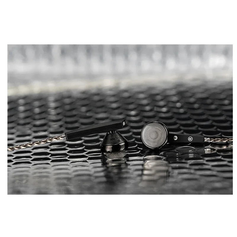 DUNU ALPHA 3 다이나믹 드라이버 플랫 헤드셋, 오픈 이어버드, 유선 이어폰, 알루미늄 합금, 14.2mm