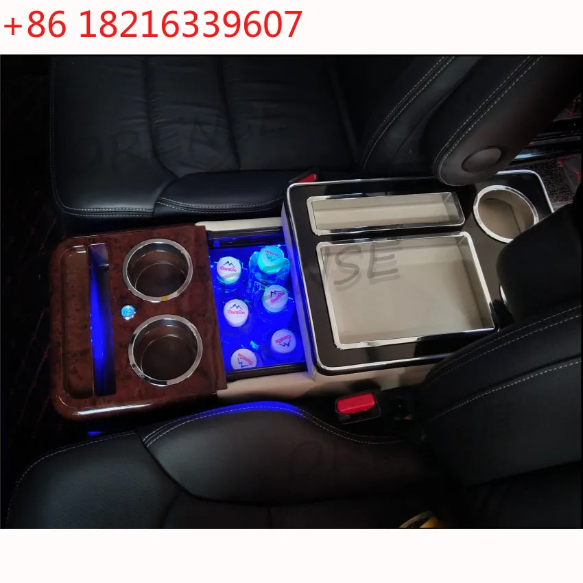 YAO For Toyota Estima Previa Row Front Railing Box Set General Business Armrest Central Channel Storage Box Business Car