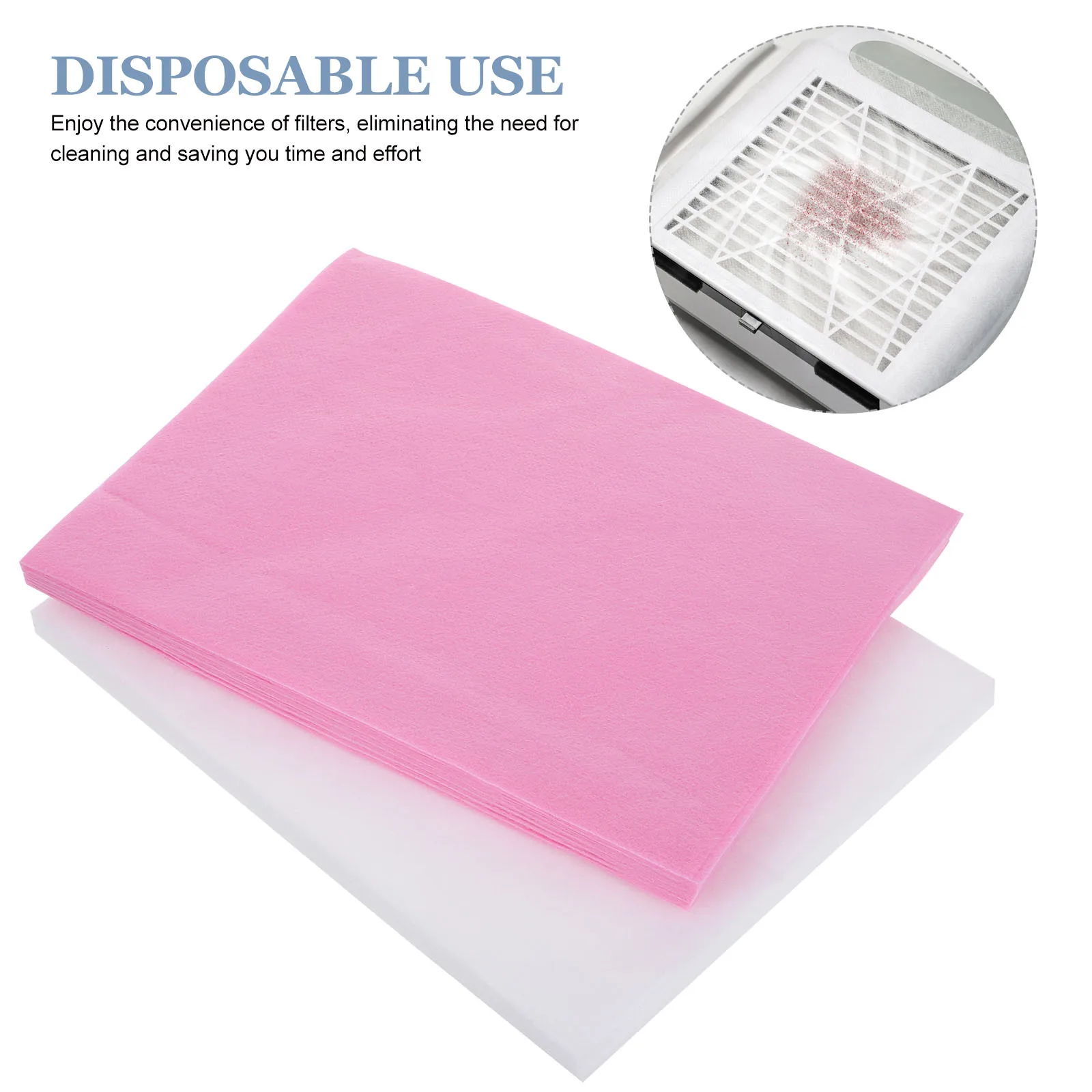 200Pcs Nail Dust Collector Filters Replacement Non-Woven Fabric Filters for Nail Art Tools Dust Vacuum Machine Accessories Salon