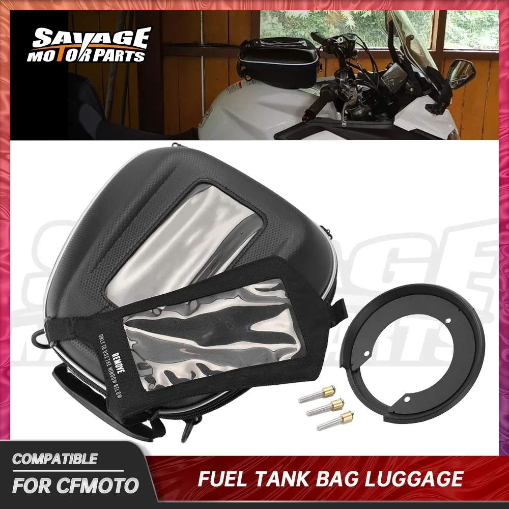 

Motorcycle Fuel Tank Bag For CFMOTO 250SR 650MT 150NK 250NK 400NK 650NK 400GT 650GT Moto Racing Tanklock Bags Waterproof Luggage