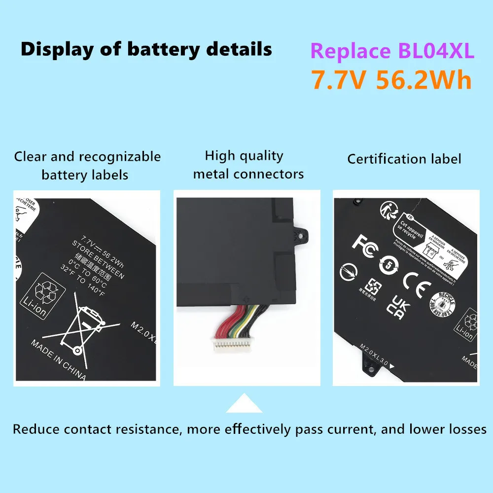 

Аккумулятор для ноутбука HP EliteBook X360 1040 G5 G6 Series BL04XL HSTNN-DB8M HSTNN-UB7N HSTNNUB7N L07041-855