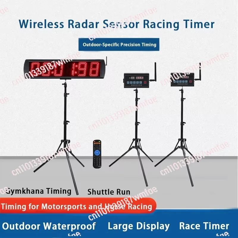 Puzzle Running Activity Gym Timer Countdown Wired Laser Timer with Remote Control 12/24 HourClock Race TimerWireless Radar Timer