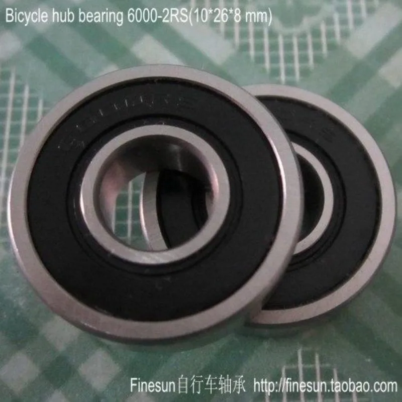 Fixed Gear Flying Hub Bearing 6000-2RS (10x26x8mm)