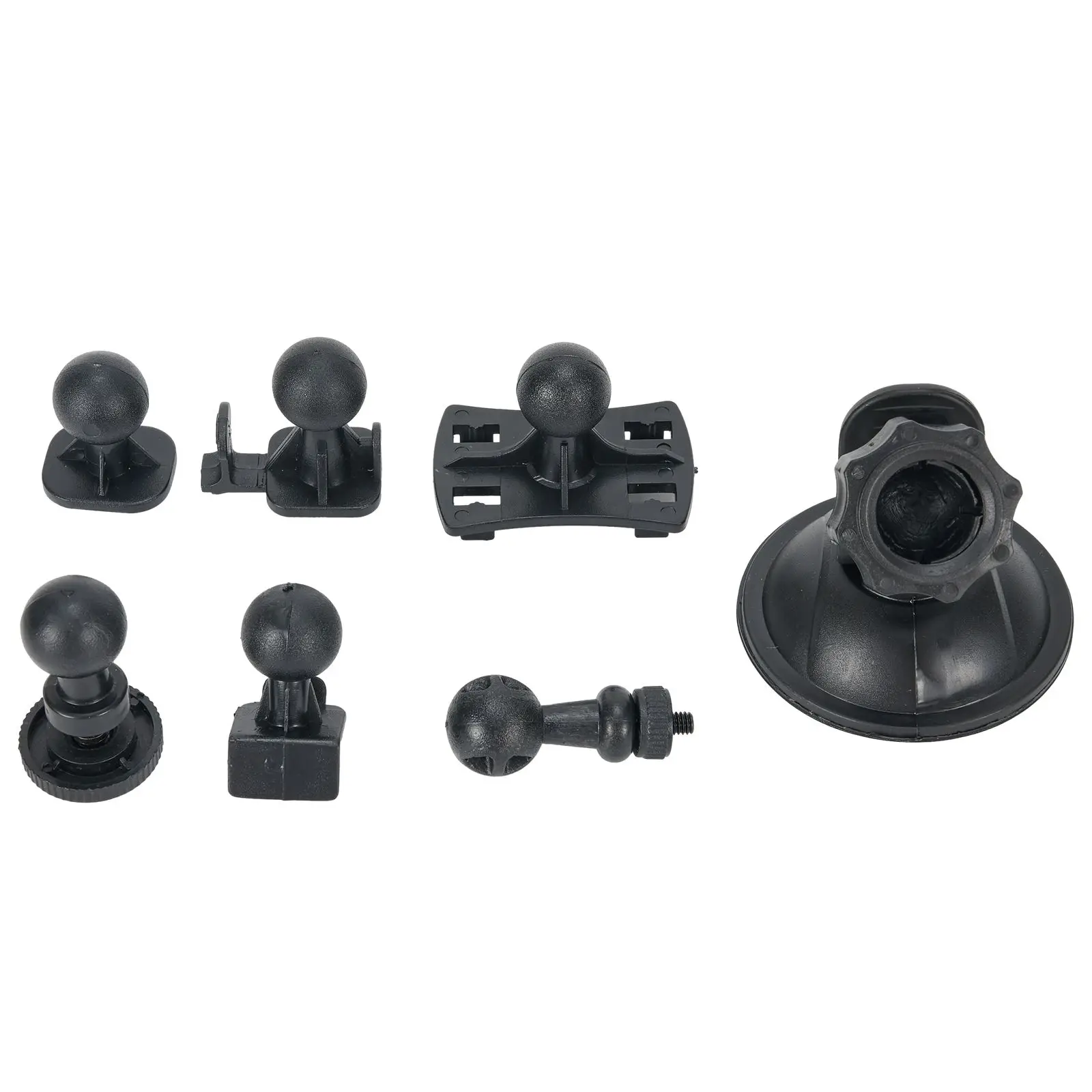 

Car Driving Recorder Bracket 100g Weight 6 * Adapters Black Color Easy Install And Removal G1W G1W-H G1W-C G1W-B LS300W