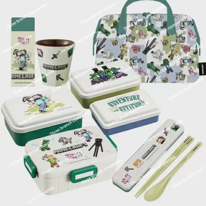 

Imported Peripheral Children's Tableware Lunch Box Water Cup Thermos Cup Chopsticks Spoon